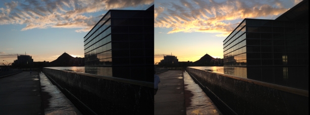 RAZR took the image on the left, iPhone 4S took the image on the right